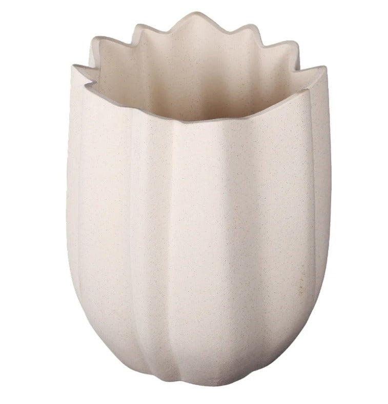Sand Wave Ceramic Vase